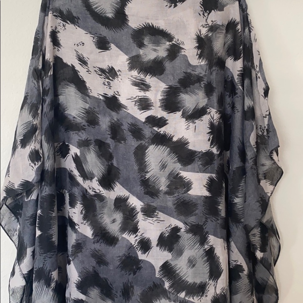 Cheetah Print Scarf Modern Neutal Decor